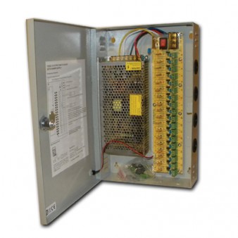 FTT9-009 Τροφ/κο για κάμερες cctv 18 εξόδων 20Amper